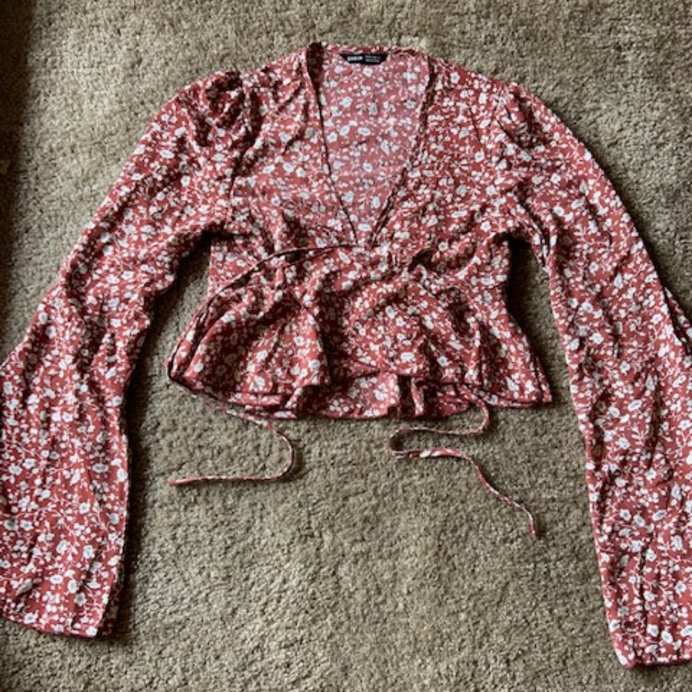 Cropped Floral Top